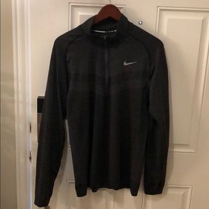 Nike running dri fit large quarter zip